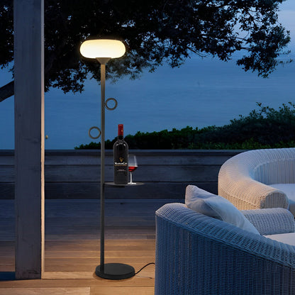 Remote Control LED Outdoor Rod Floor Accent Lamp