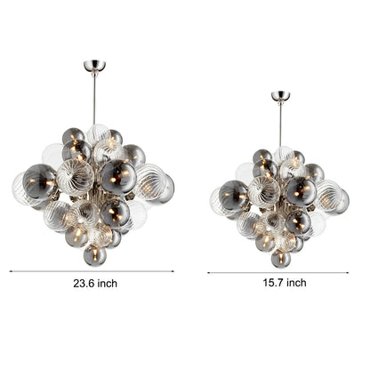 Glass Bubbles Ball Designer Creative LED Post-Modern Chandelier Light