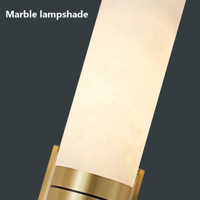 Natural Marble Indoor Wall Sconce Light