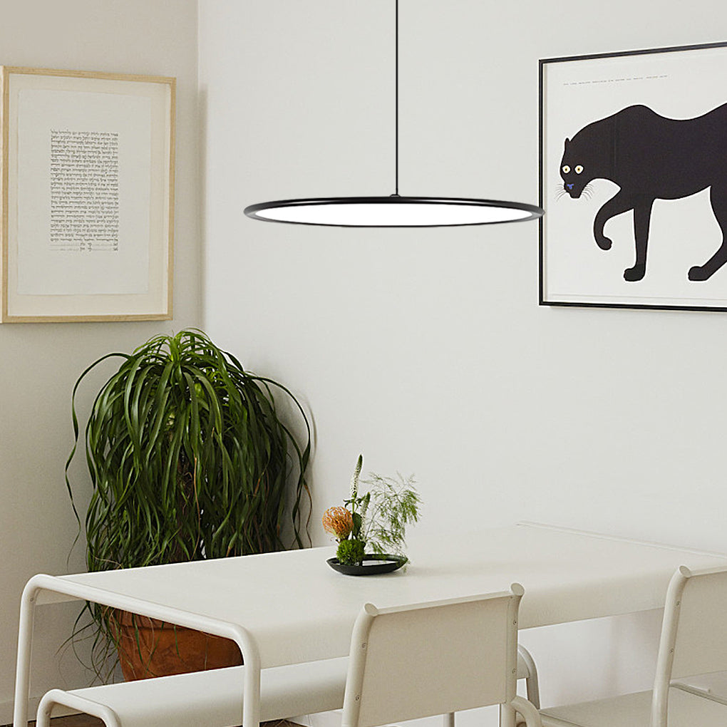 Minimalist Modern Circle Linear Industrial Pendant Lighting