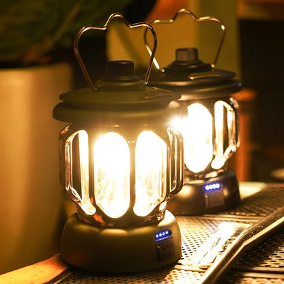 Portable Multi-function LED Waterproof Rechargeable Outdoor Lanterns