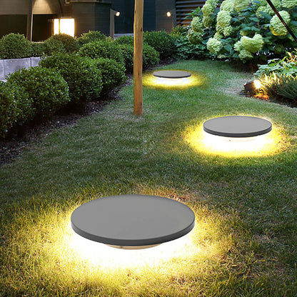 Outdoor Flat Grass Solar Light LED Landscape Ground Lights for Villa Garden