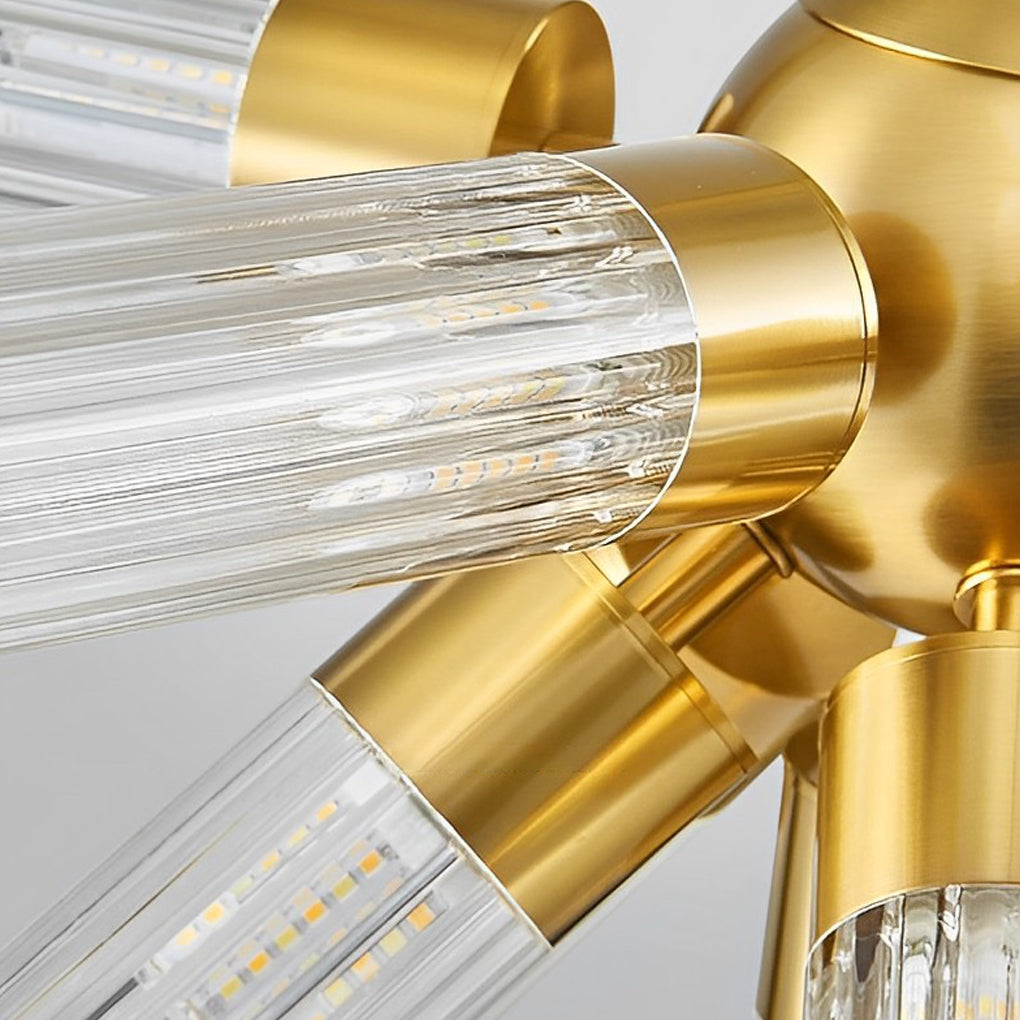 Acrylic Tube Three Step Dimming Post-Modern Sputnik Light Chandelier