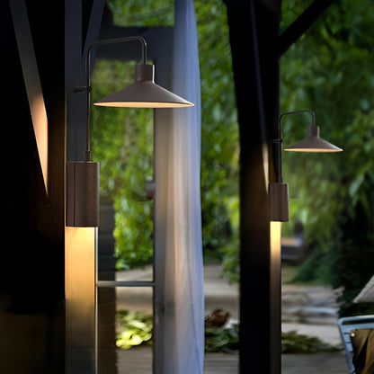 Waterproof LED Creative Modern Outdoor Wall Lamp Swing Arm Wall Sconces