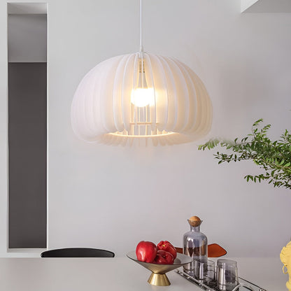 Lantern Shaped 3 Step Dimming LED 16W White Nordic Pendant Light