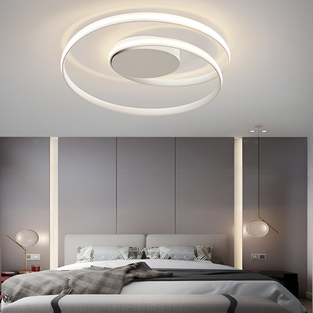 Circular Stepless Dimming LED Modern Ceiling Lights Flush Mount Lighting