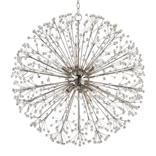 Dunkirk Chandelier in Polished Nickel