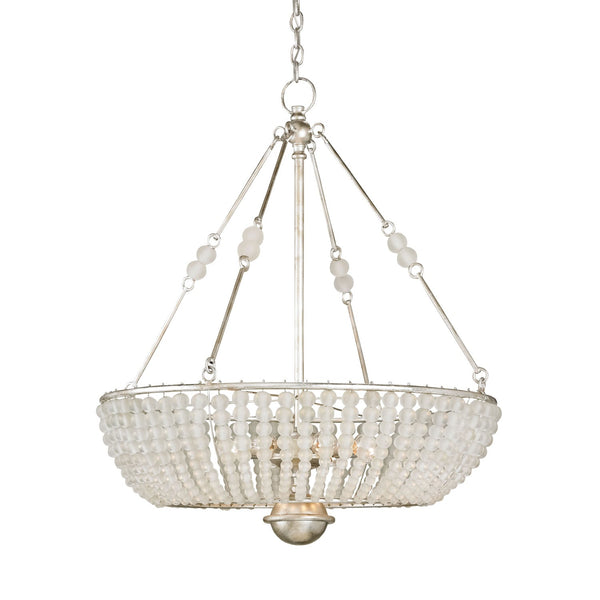 Silver Granello 30-Inch Eight-Light Pendant