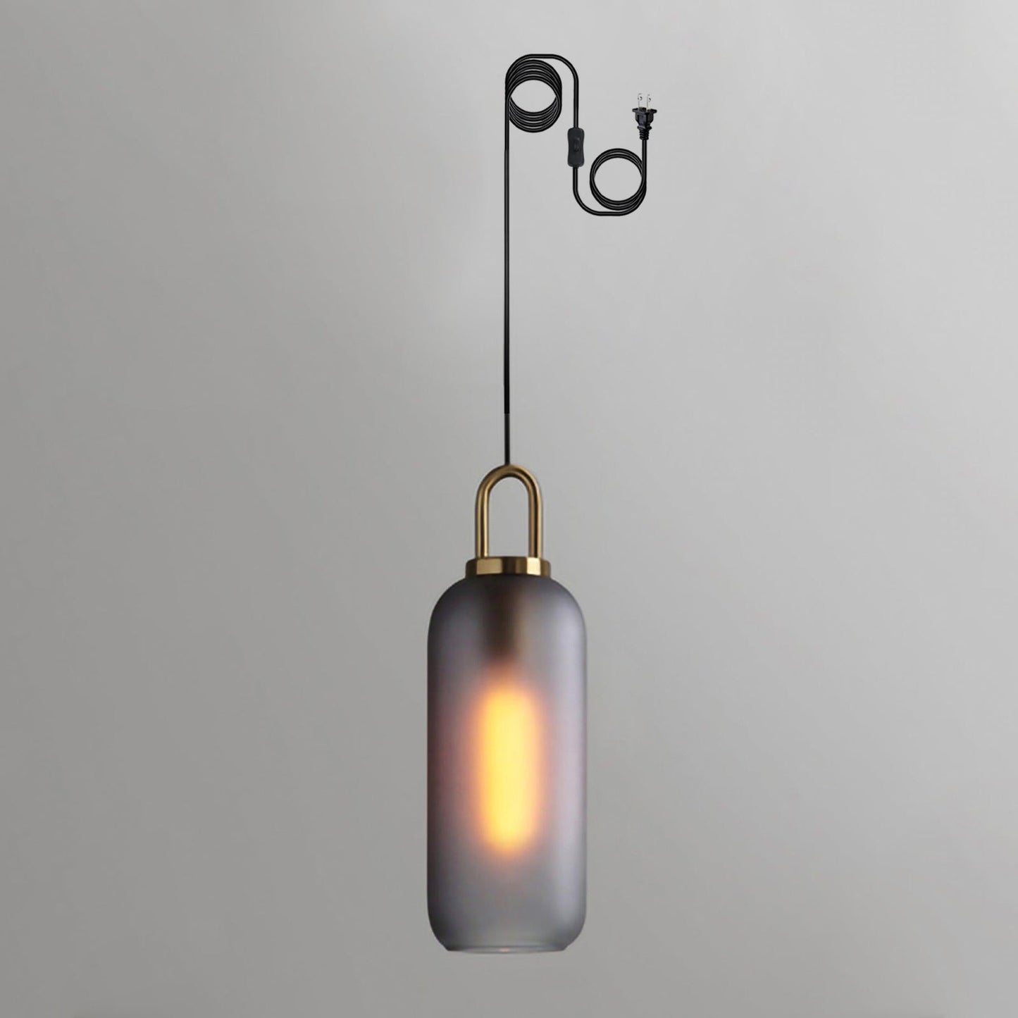 Glass Houselight Pendant Swag Light