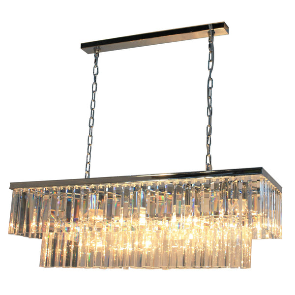 Chrome 13-Light Island Fixture