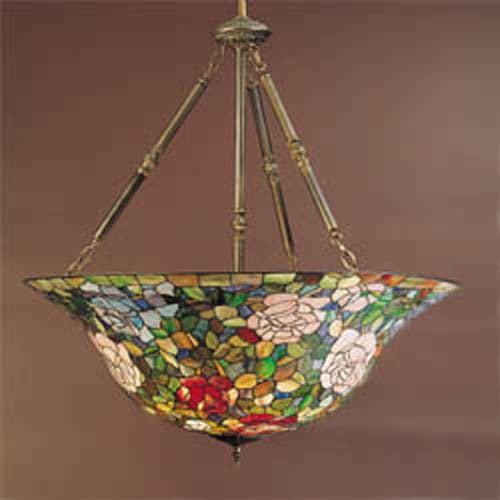 Rose Bush Bowl Chandelier