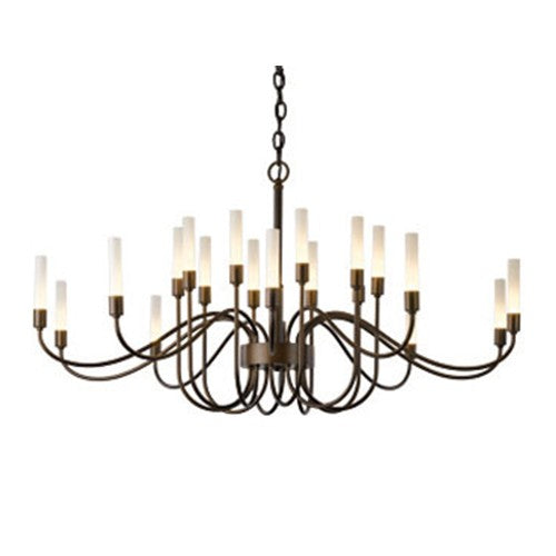 Lisse Mahogany 20-Light Chandelier