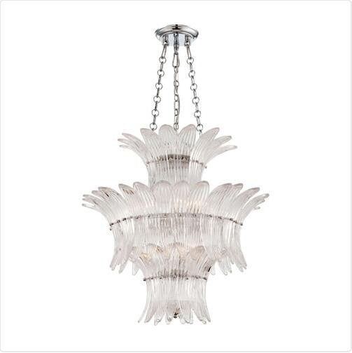 Chrome / Clear Seven Light Chandelier