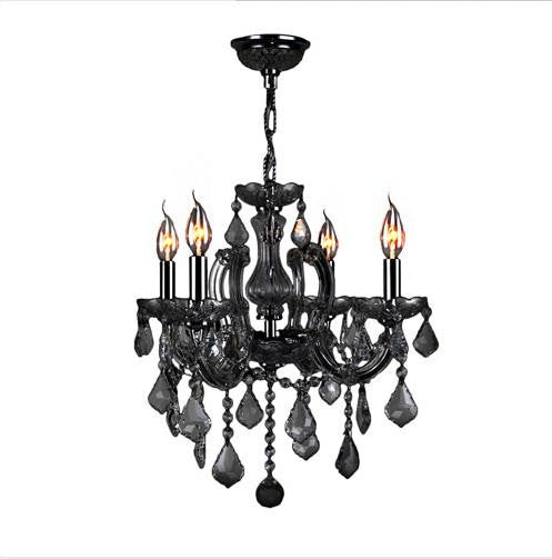 Chrome Four-Light Chandelier