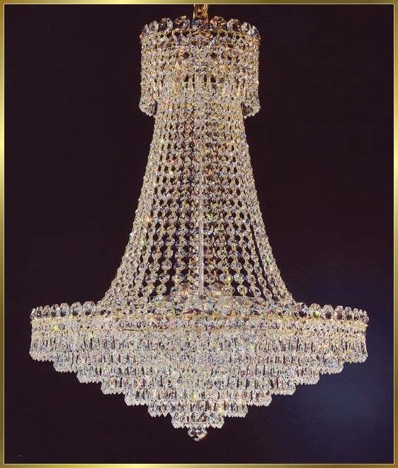 12 lights crystal chandelier in gold plated finish