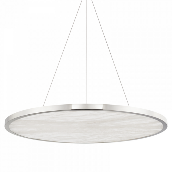 Pendant, 1-Light, LED, Polished Nickel, 36"W (6336-PN A8J99)