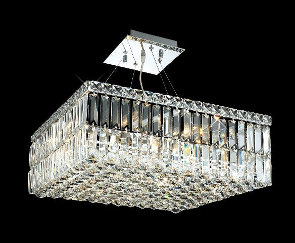 12 Light contemporary crystal chandelier