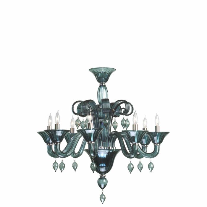 Trevisio 8-Light Chandelier in Chrome