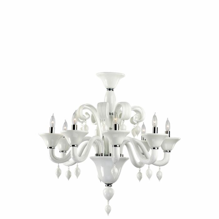 Treviso 8-Light Chandelier in Chrome