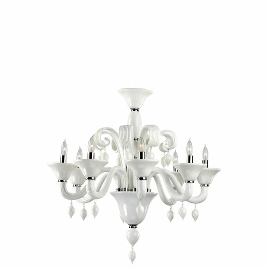 Treviso 8-Light Chandelier in Chrome