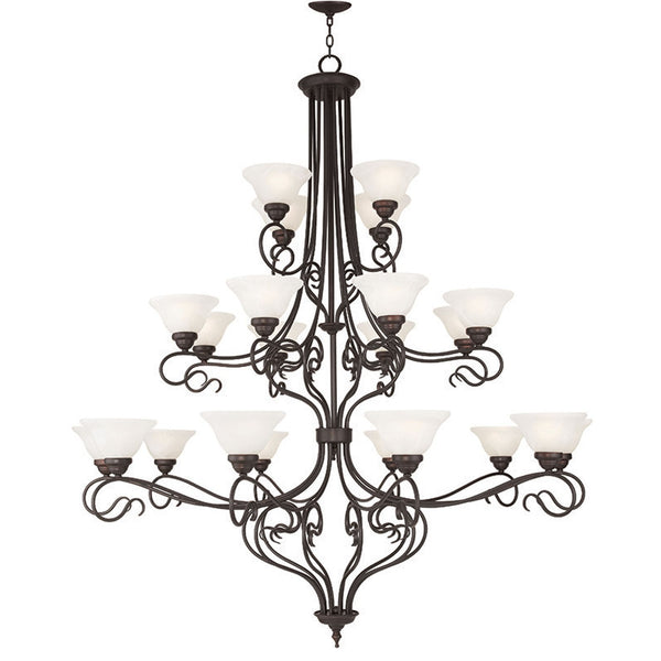 Coronado Bronze 56-Inch 22-Light Grand Foyer Chandelier