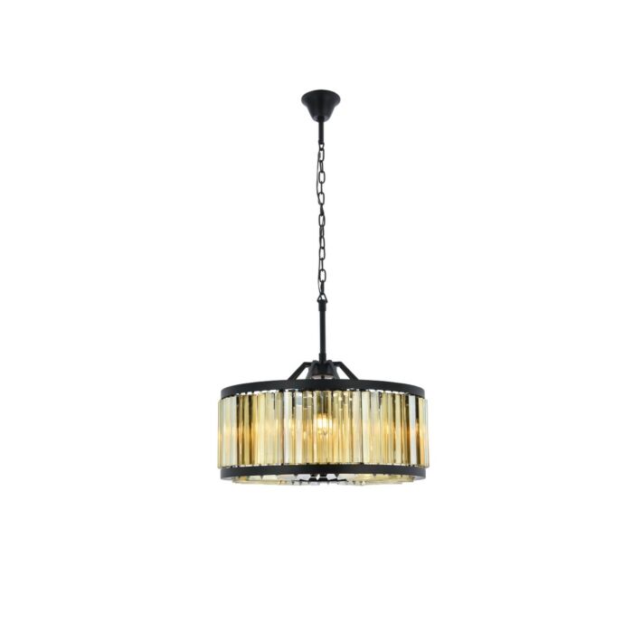 Chelsea 8-Light Chandelier in Matte Black