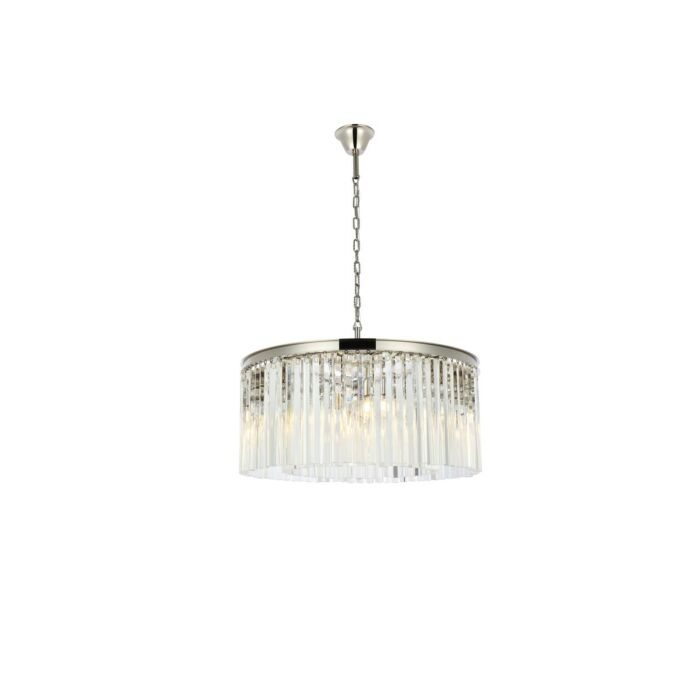 Sydney 8-Light Chandelier in Polished Nickel