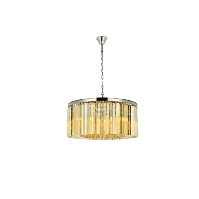 Sydney 8-Light Chandelier in Polished Nickel