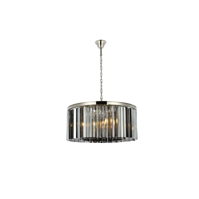 Sydney 8-Light Chandelier in Polished Nickel