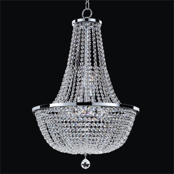 Synergy Chrome 8 Light Crystal Chandelier