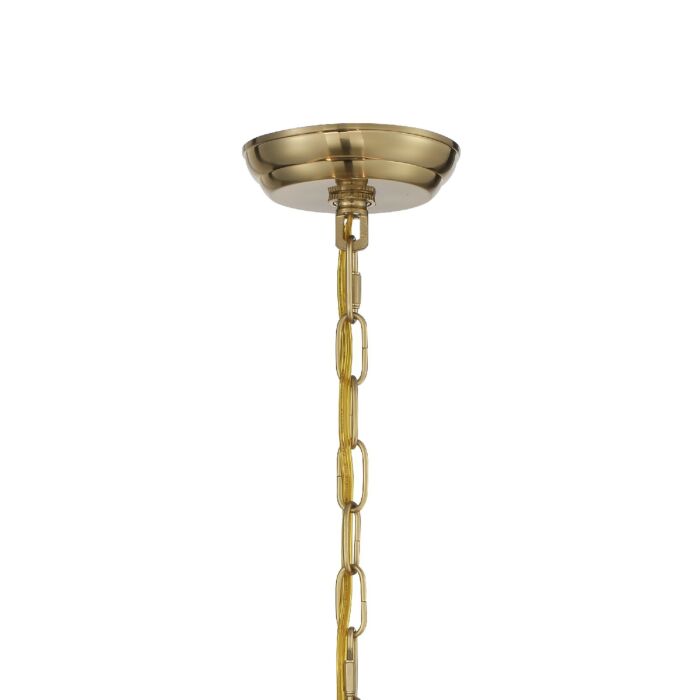 Othello Chandelier in Vibrant Gold with Swarovski Strass Crystal Crystals