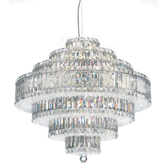 Plaza 31-Light Pendant in Stainless Steel