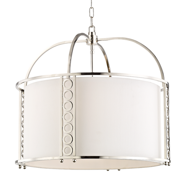 Pendant, 8-Light, Polished Nickel, 24"W (6724-PN A2KUH)