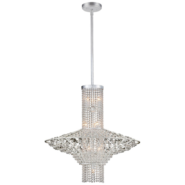 Saybrook Catalina Silver Ten-Light Pendant