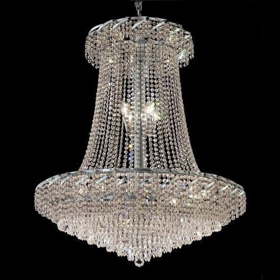 Polished chrome 22 Light crystal Chandelier