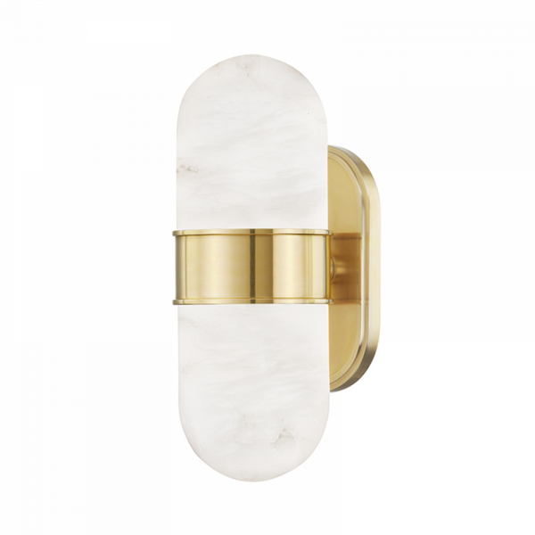 Wall Sconce, 2-Light, Brass, 14.25"H (6902-AGB A8J9E)