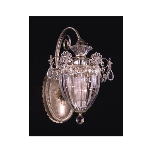 Bagatelle 1-Light Wall Sconce in Antique Silver