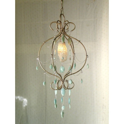 Fiona Antique Silver One-Light Pendant