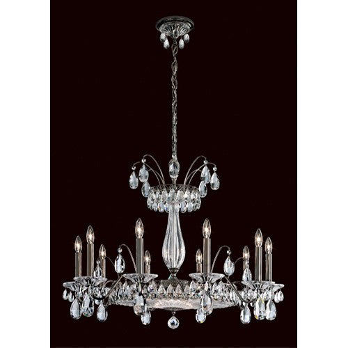 Black Pearl 13-Light Chandelier with Clear Heritage Crystal