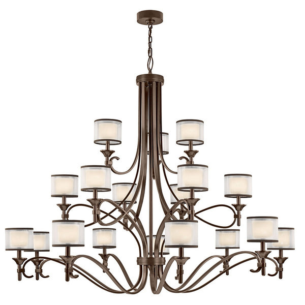 Kichler Lacey Mission Bronze 18-Light Chandelier