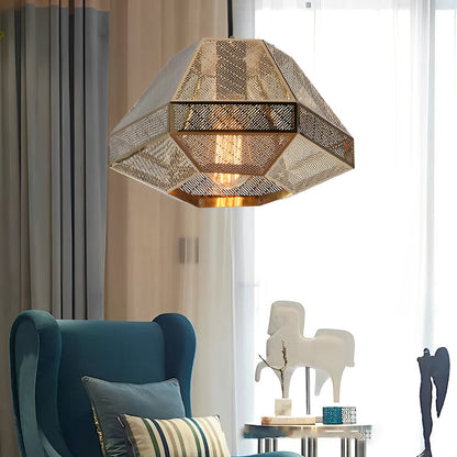 Electroplated Stainless Steel Creative Geometric Nordic Pendant Lights