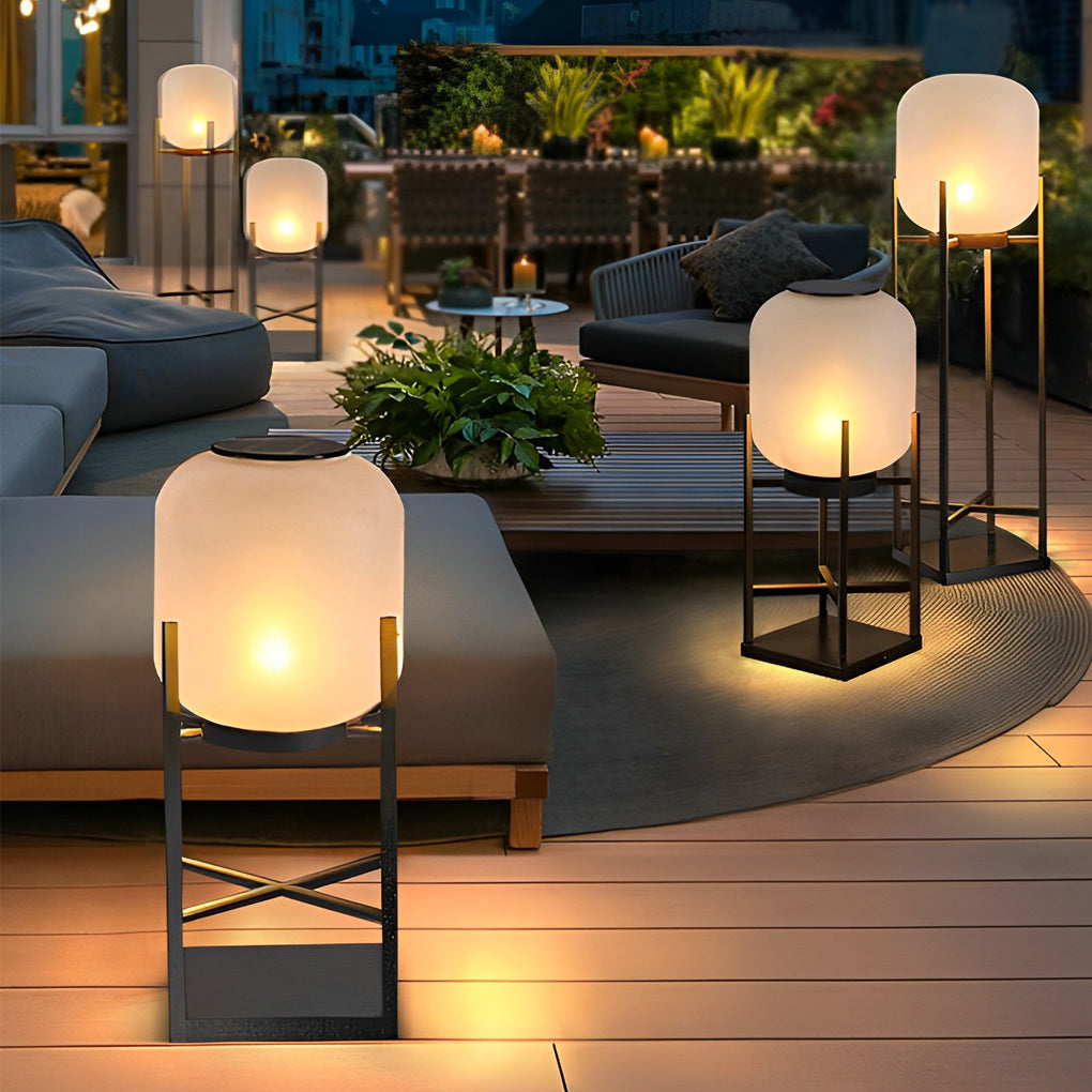 Lantern LED Outdoor Floor Lamp