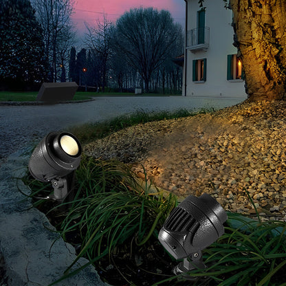 Round Waterproof LED Adjustable Modern Outdoor Spotlights Tree Spot Lights