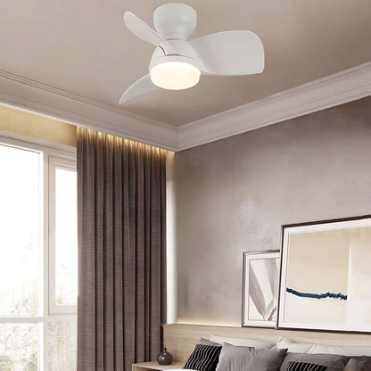 22''/31'' 3 Blades Cute Space-Saving Ceiling Fan Light with 6-Speed Remote Control