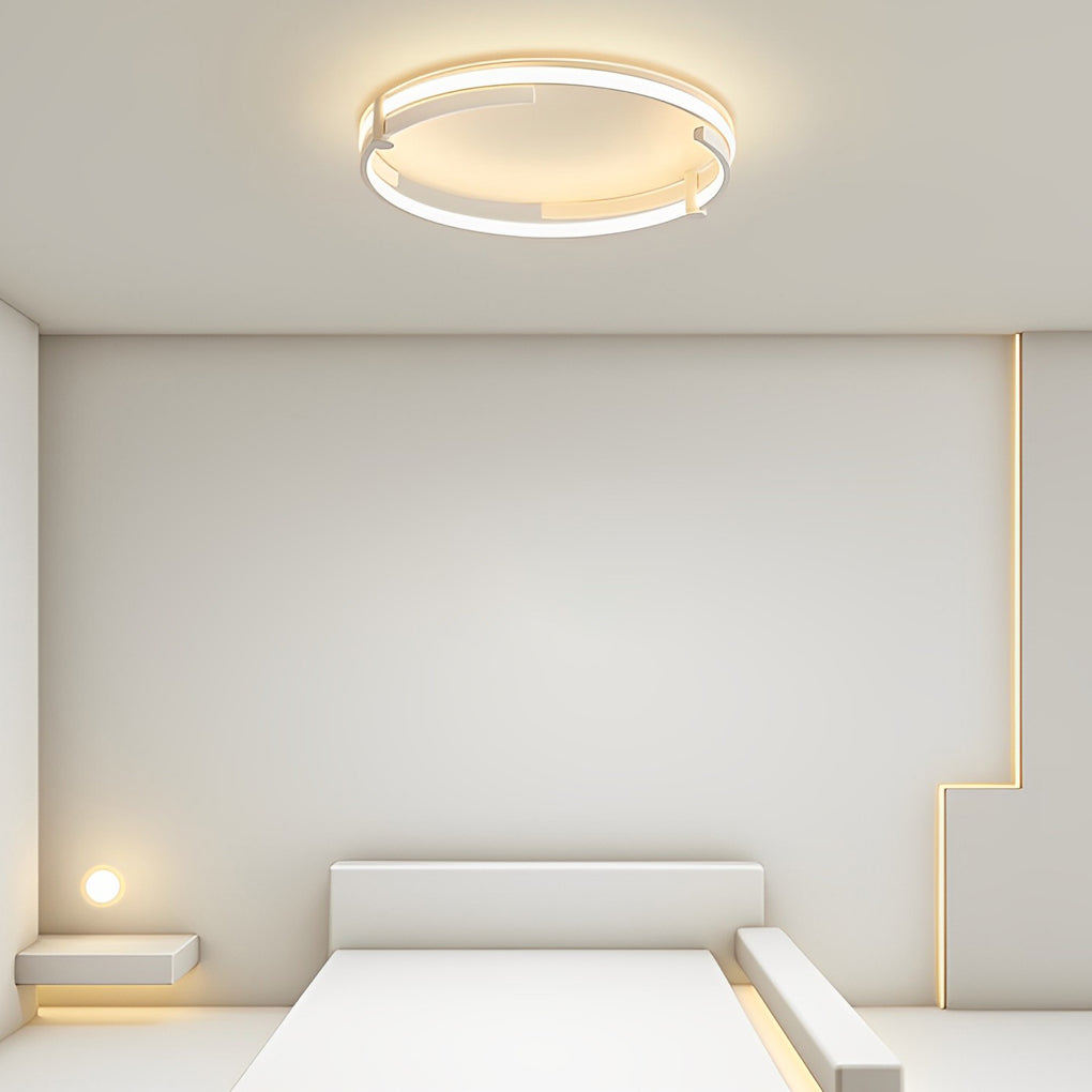 Round Creative LED Stepless Dimming with Remote Modern Ceiling Lights