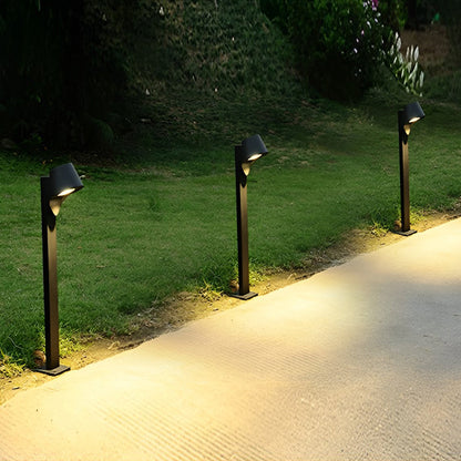 Minimalist Waterproof LED 10w Black Modern Outdoor Pathway Lights