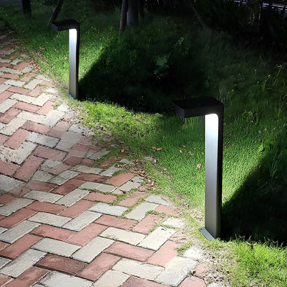 Waterproof Dusk-to-Dawn Sensor LED Modern Outdoor Solar Path Walk Lights Landscape Lights