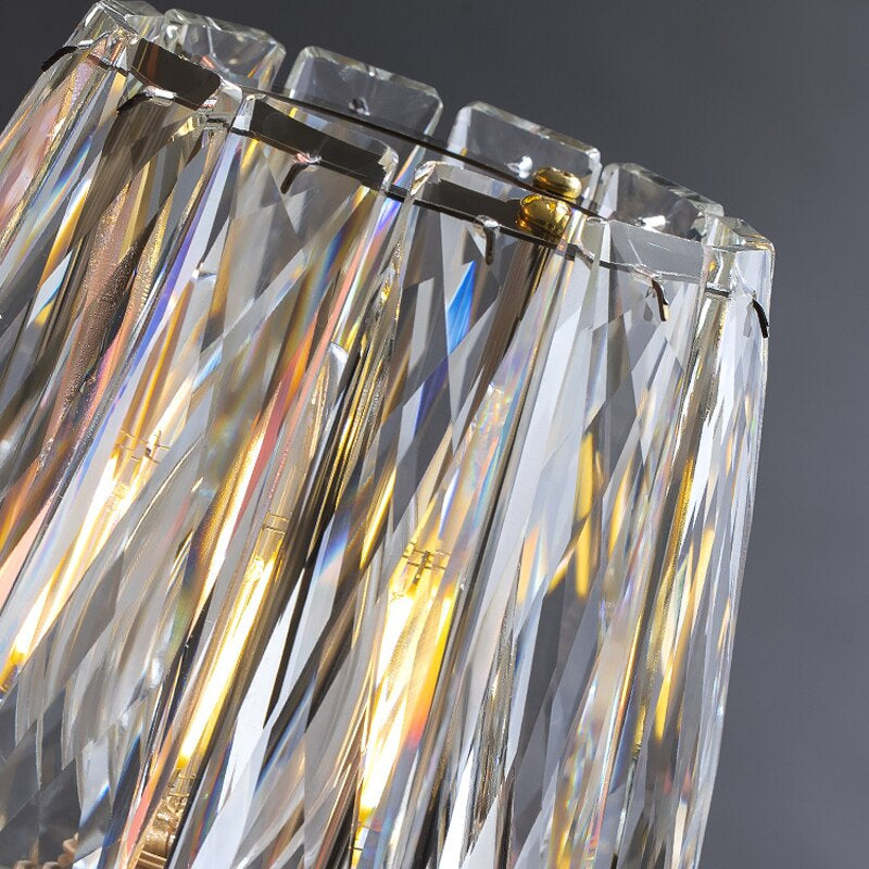 10-Light Contemporary Crystal Chandelier