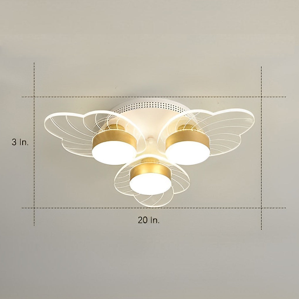 Acrylic Flower Design LED Nordic Ceiling Light Flush Mount Lighting