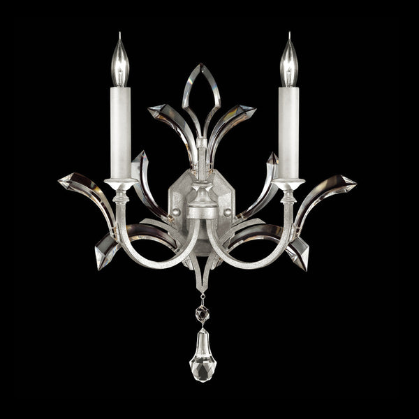 Wall Sconce, 2-Light, Silver Leaf, 22"H (701850-SF4 NJ01)